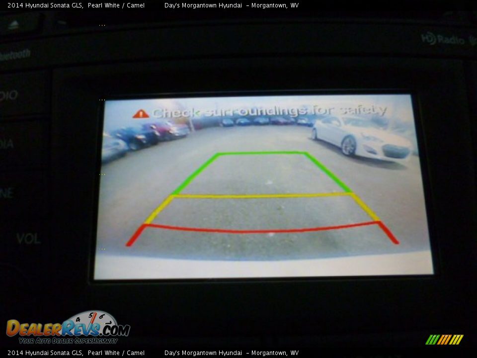 2014 Hyundai Sonata GLS Pearl White / Camel Photo #18