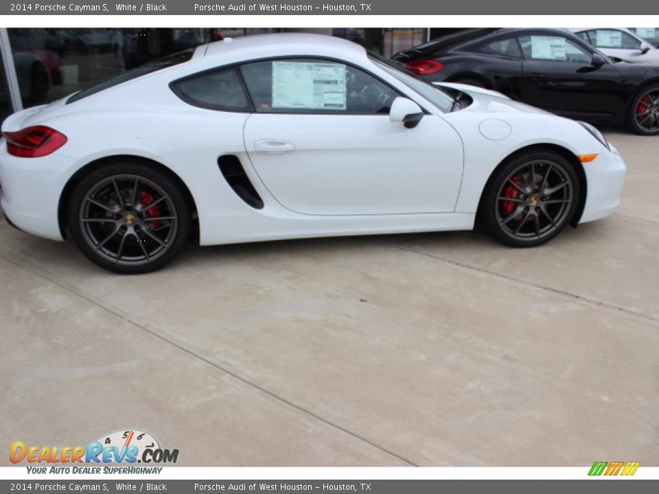2014 Porsche Cayman S White / Black Photo #8