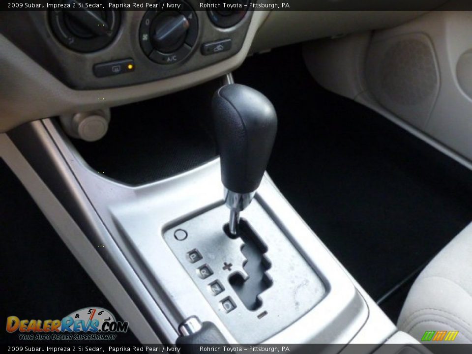 2009 Subaru Impreza 2.5i Sedan Paprika Red Pearl / Ivory Photo #7