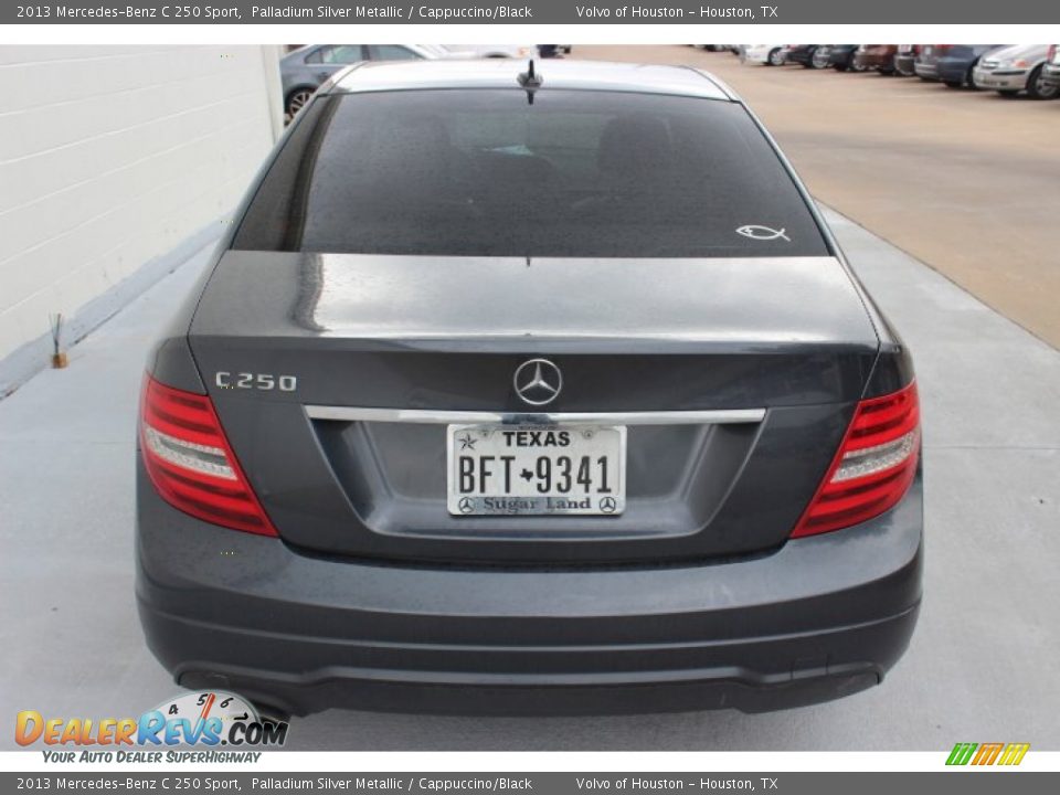2013 Mercedes-Benz C 250 Sport Palladium Silver Metallic / Cappuccino/Black Photo #3