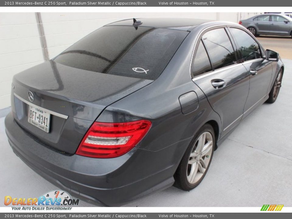 2013 Mercedes-Benz C 250 Sport Palladium Silver Metallic / Cappuccino/Black Photo #4