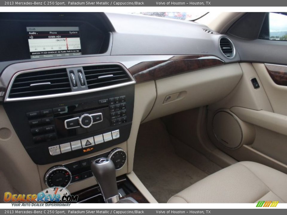 2013 Mercedes-Benz C 250 Sport Palladium Silver Metallic / Cappuccino/Black Photo #10