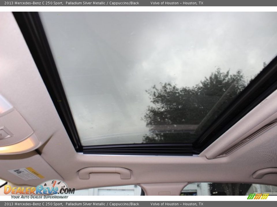 2013 Mercedes-Benz C 250 Sport Palladium Silver Metallic / Cappuccino/Black Photo #12