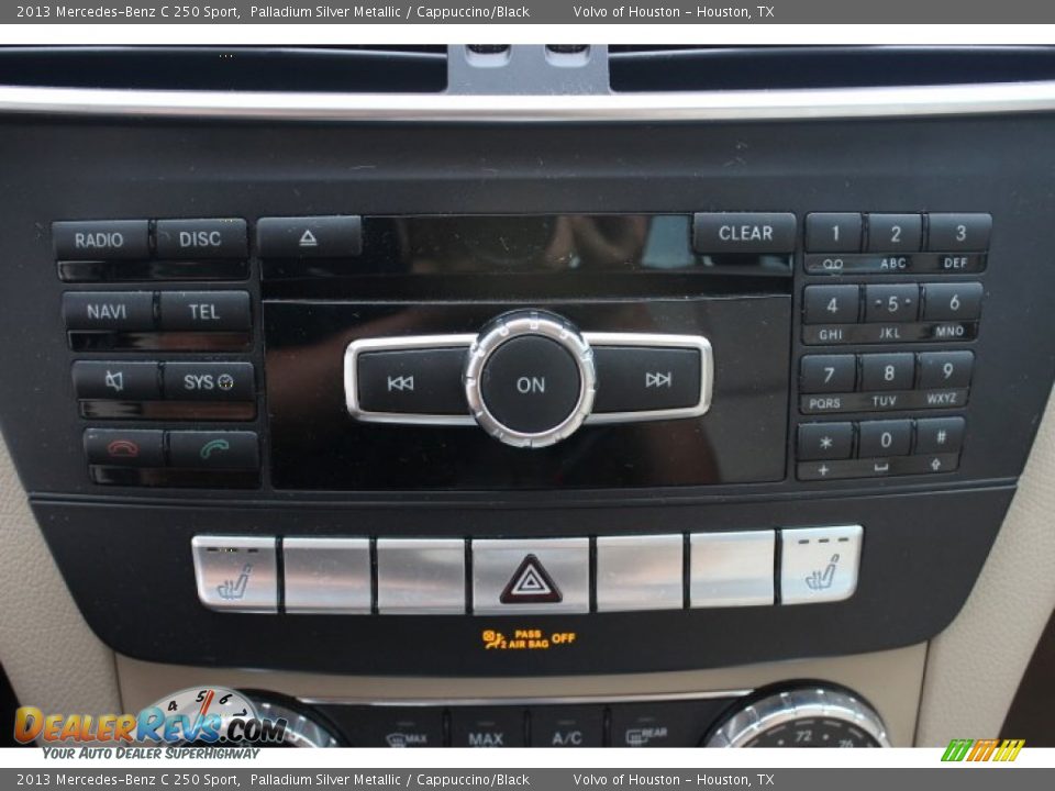 2013 Mercedes-Benz C 250 Sport Palladium Silver Metallic / Cappuccino/Black Photo #15