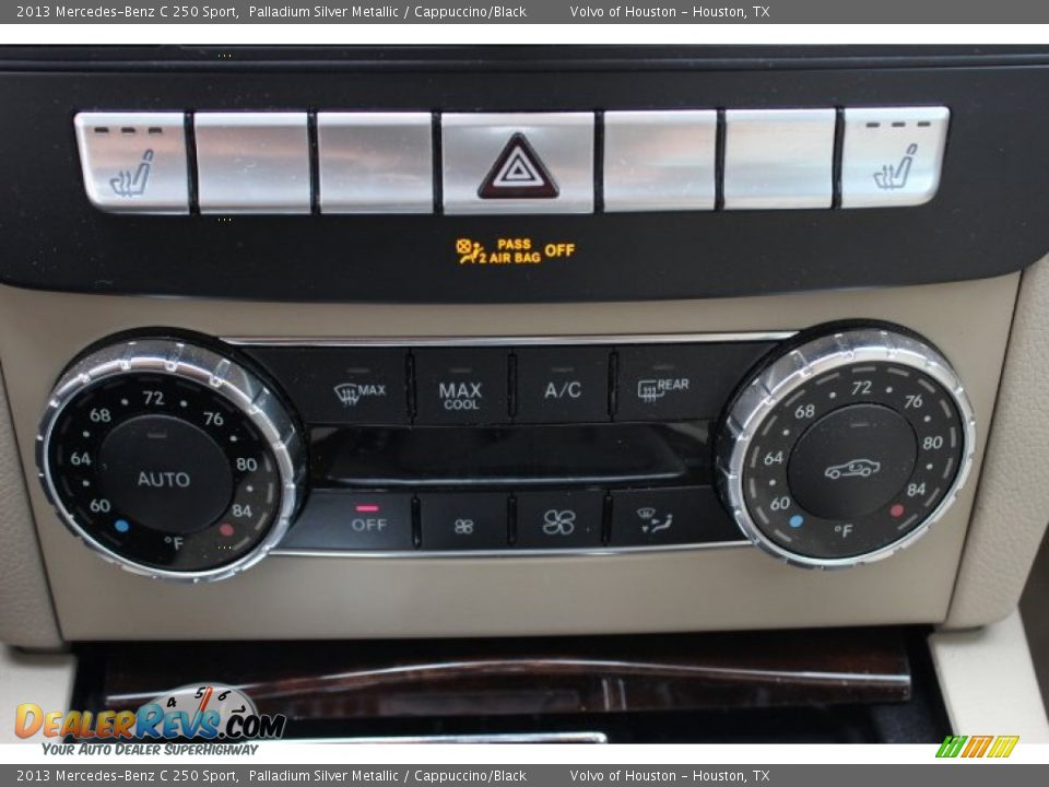 2013 Mercedes-Benz C 250 Sport Palladium Silver Metallic / Cappuccino/Black Photo #16