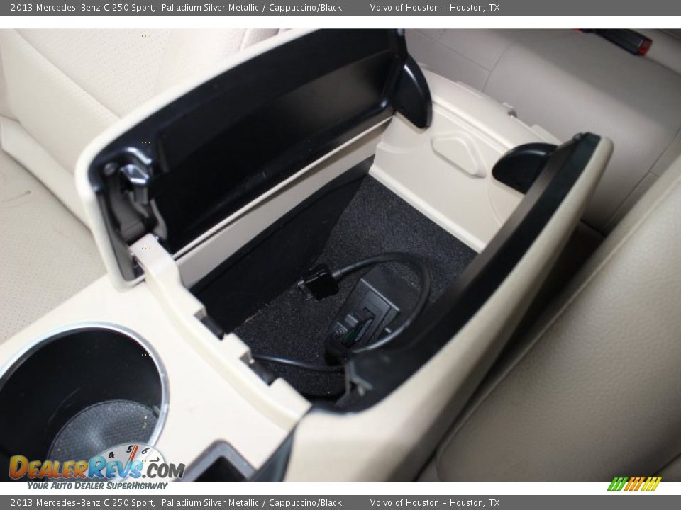 2013 Mercedes-Benz C 250 Sport Palladium Silver Metallic / Cappuccino/Black Photo #17