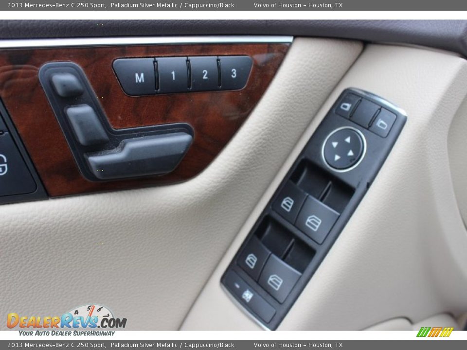 2013 Mercedes-Benz C 250 Sport Palladium Silver Metallic / Cappuccino/Black Photo #23