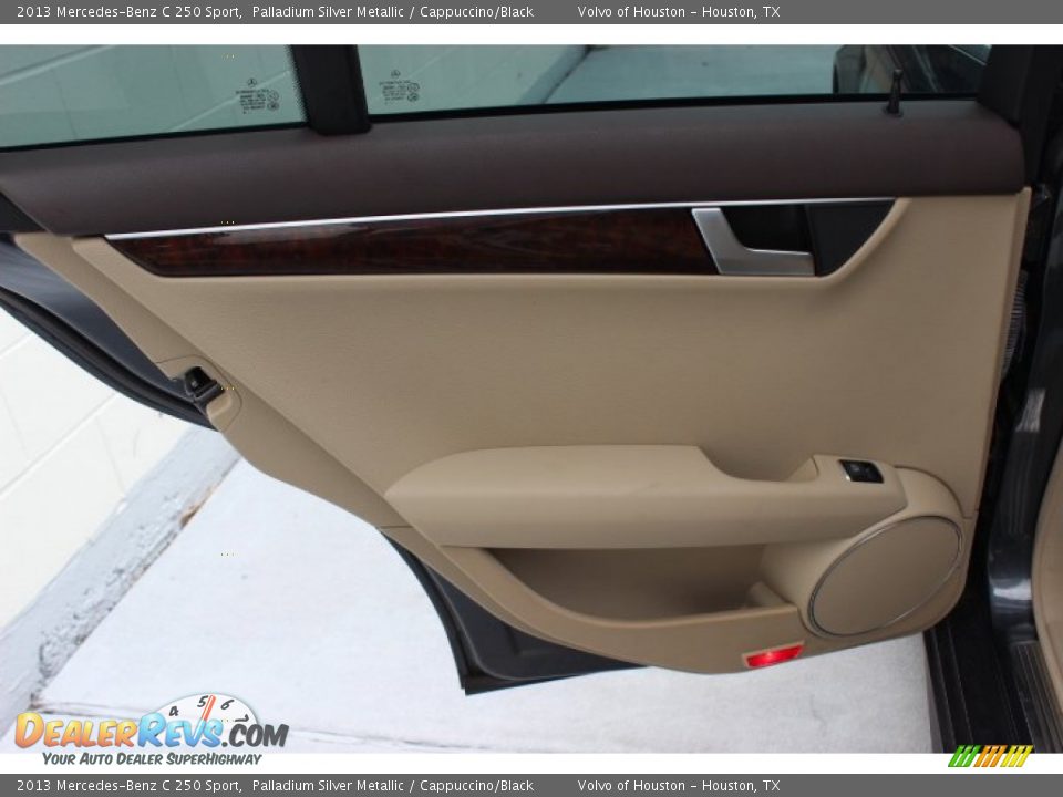2013 Mercedes-Benz C 250 Sport Palladium Silver Metallic / Cappuccino/Black Photo #24