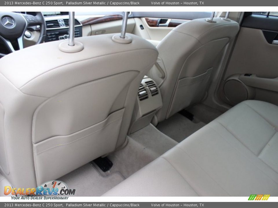 2013 Mercedes-Benz C 250 Sport Palladium Silver Metallic / Cappuccino/Black Photo #25