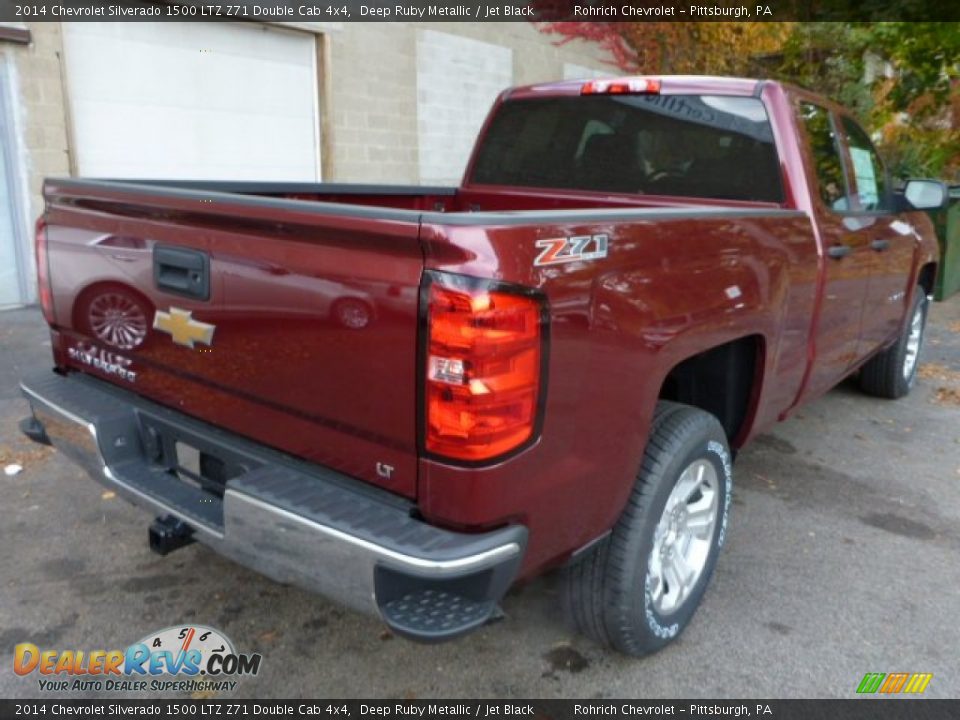 2014 Chevrolet Silverado 1500 LTZ Z71 Double Cab 4x4 Deep Ruby Metallic / Jet Black Photo #3