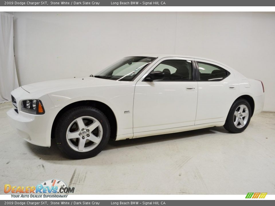 2009 Dodge Charger SXT Stone White / Dark Slate Gray Photo #7