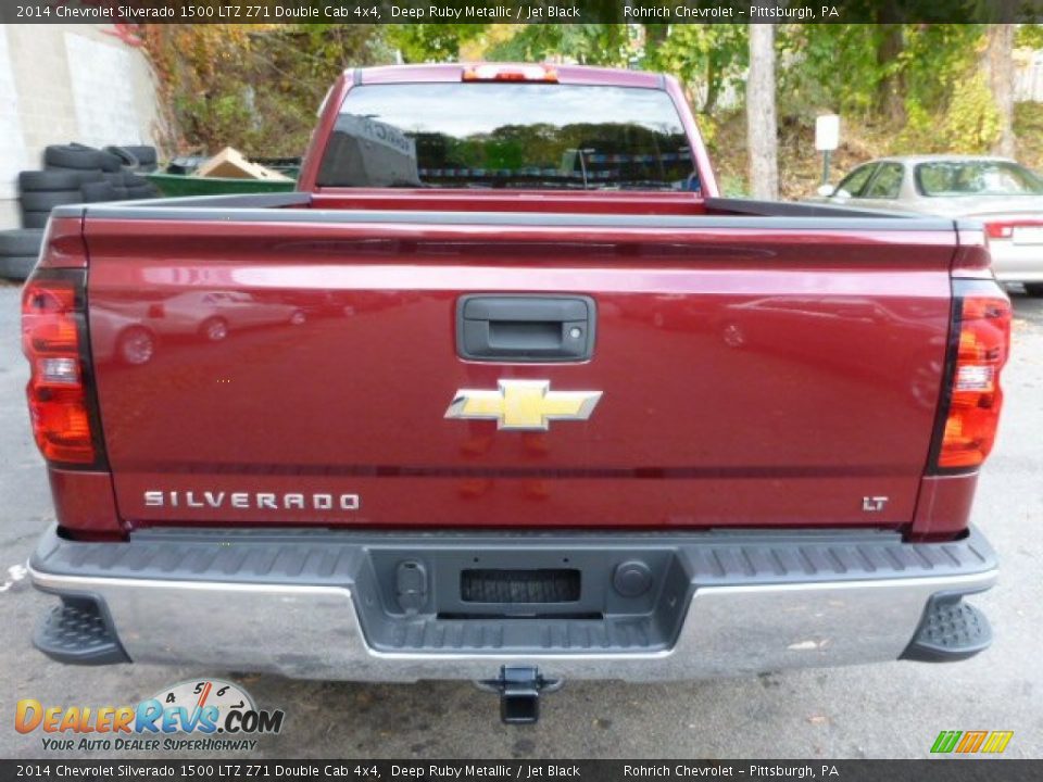 2014 Chevrolet Silverado 1500 LTZ Z71 Double Cab 4x4 Deep Ruby Metallic / Jet Black Photo #4