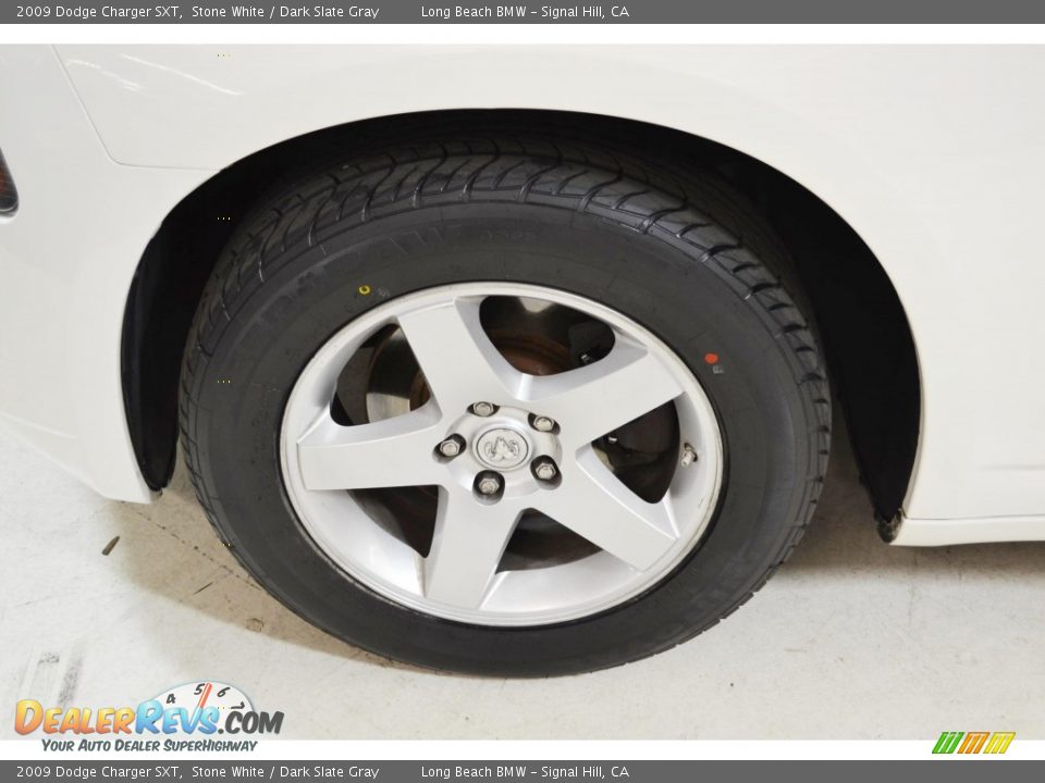 2009 Dodge Charger SXT Stone White / Dark Slate Gray Photo #8