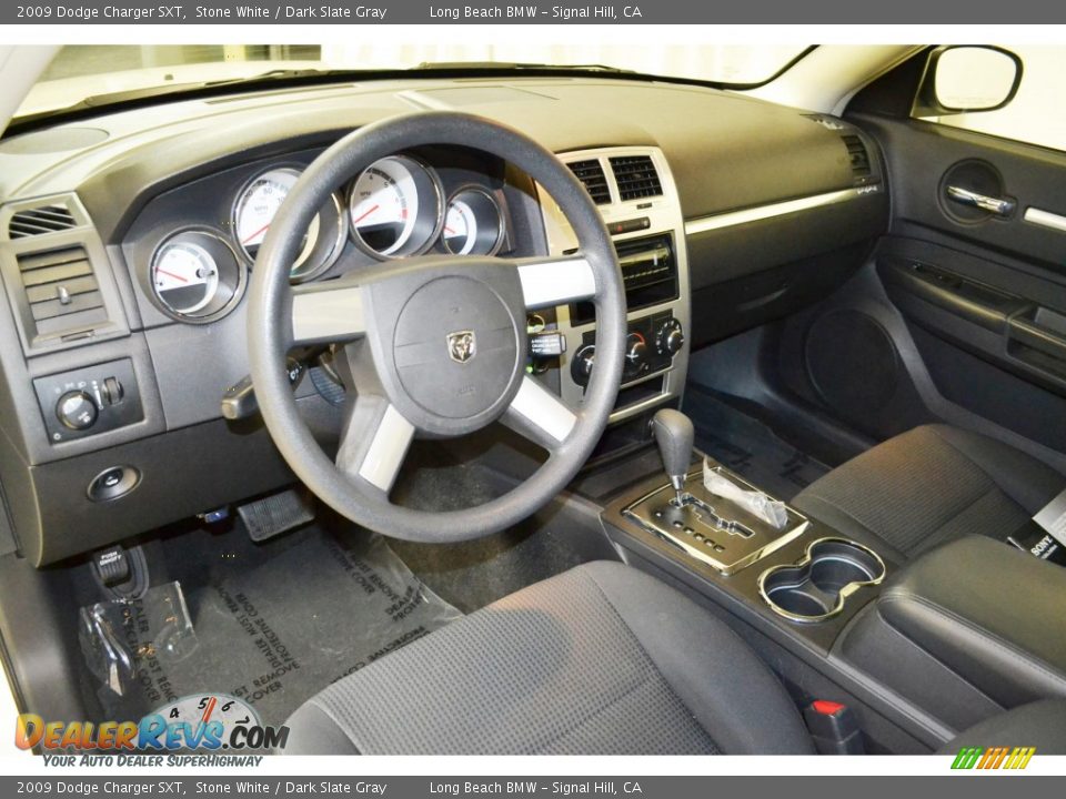 2009 Dodge Charger SXT Stone White / Dark Slate Gray Photo #10