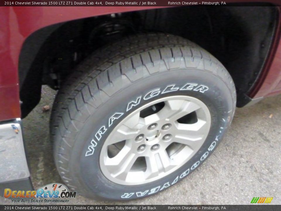 2014 Chevrolet Silverado 1500 LTZ Z71 Double Cab 4x4 Deep Ruby Metallic / Jet Black Photo #10