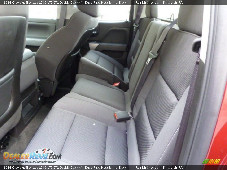 2014 Chevrolet Silverado 1500 LTZ Z71 Double Cab 4x4 Deep Ruby Metallic / Jet Black Photo #12