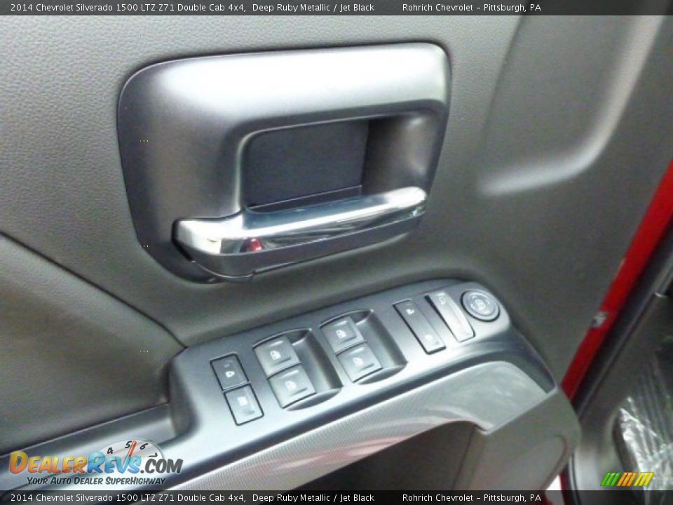2014 Chevrolet Silverado 1500 LTZ Z71 Double Cab 4x4 Deep Ruby Metallic / Jet Black Photo #15