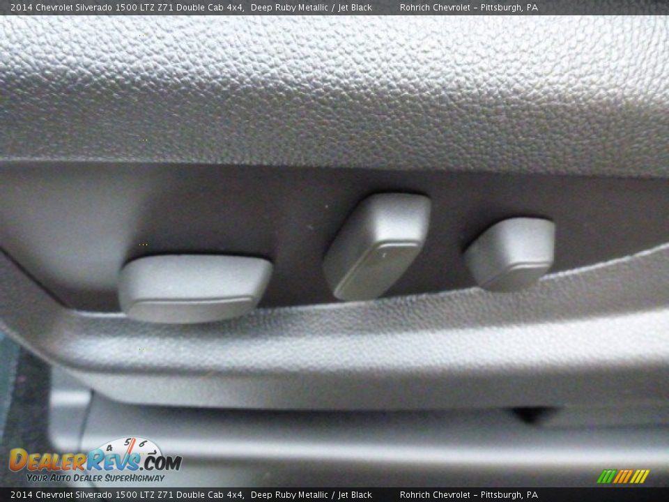2014 Chevrolet Silverado 1500 LTZ Z71 Double Cab 4x4 Deep Ruby Metallic / Jet Black Photo #16