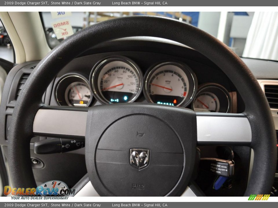 2009 Dodge Charger SXT Stone White / Dark Slate Gray Photo #20