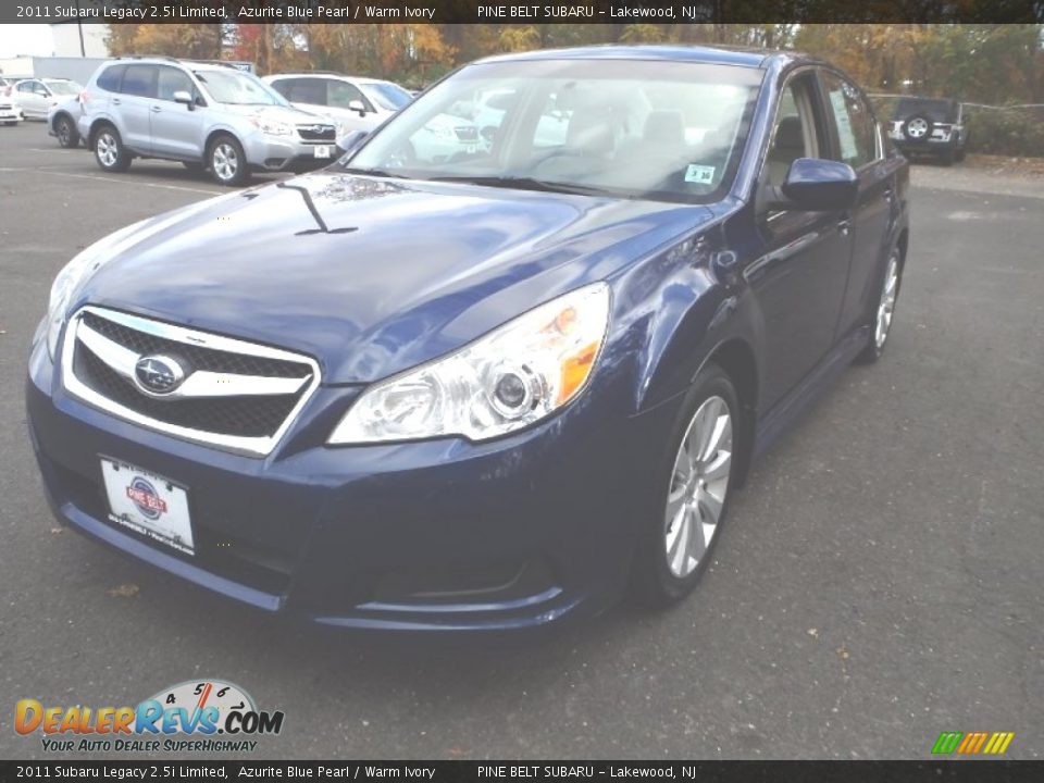 2011 Subaru Legacy 2.5i Limited Azurite Blue Pearl / Warm Ivory Photo #1