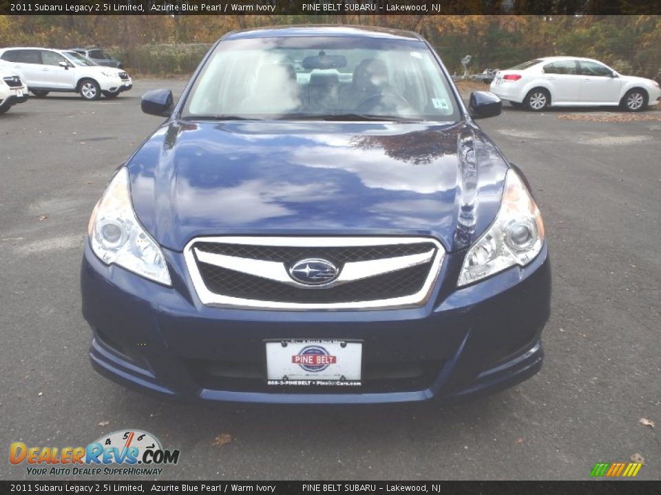 2011 Subaru Legacy 2.5i Limited Azurite Blue Pearl / Warm Ivory Photo #2