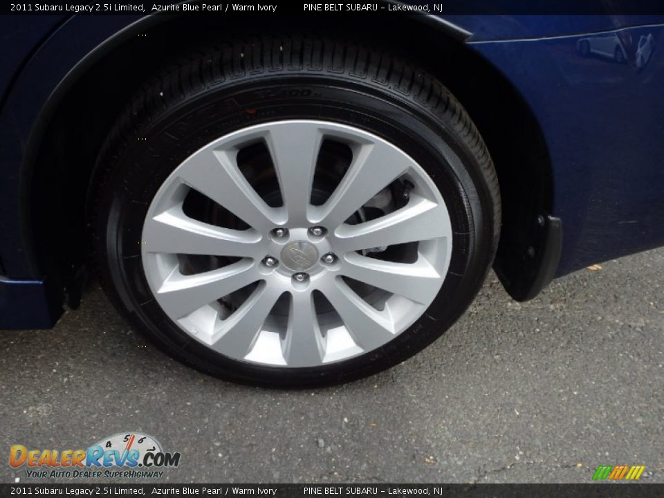 2011 Subaru Legacy 2.5i Limited Azurite Blue Pearl / Warm Ivory Photo #5