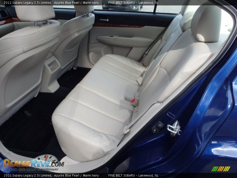 2011 Subaru Legacy 2.5i Limited Azurite Blue Pearl / Warm Ivory Photo #12