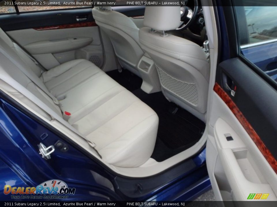2011 Subaru Legacy 2.5i Limited Azurite Blue Pearl / Warm Ivory Photo #13