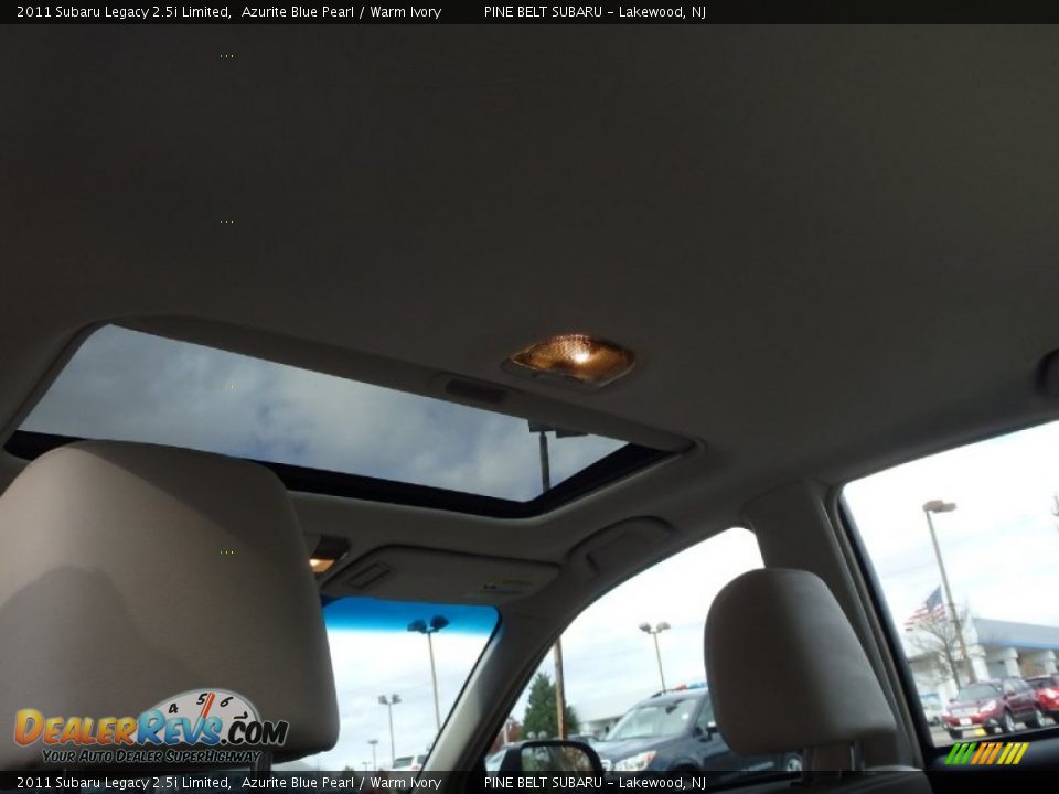 2011 Subaru Legacy 2.5i Limited Azurite Blue Pearl / Warm Ivory Photo #14