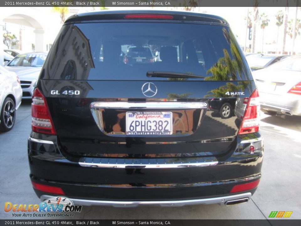 2011 Mercedes-Benz GL 450 4Matic Black / Black Photo #3