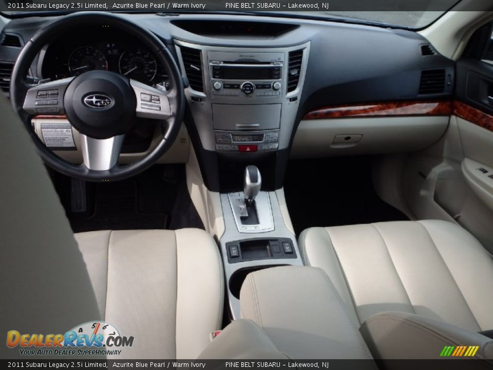 2011 Subaru Legacy 2.5i Limited Azurite Blue Pearl / Warm Ivory Photo #15
