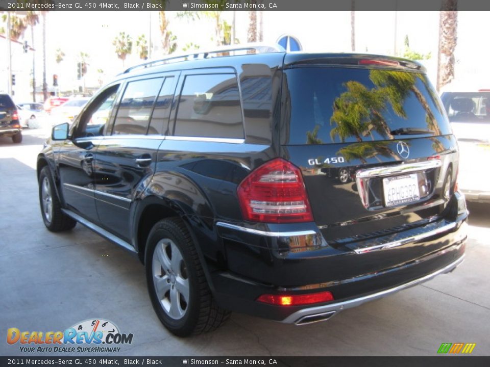 2011 Mercedes-Benz GL 450 4Matic Black / Black Photo #4