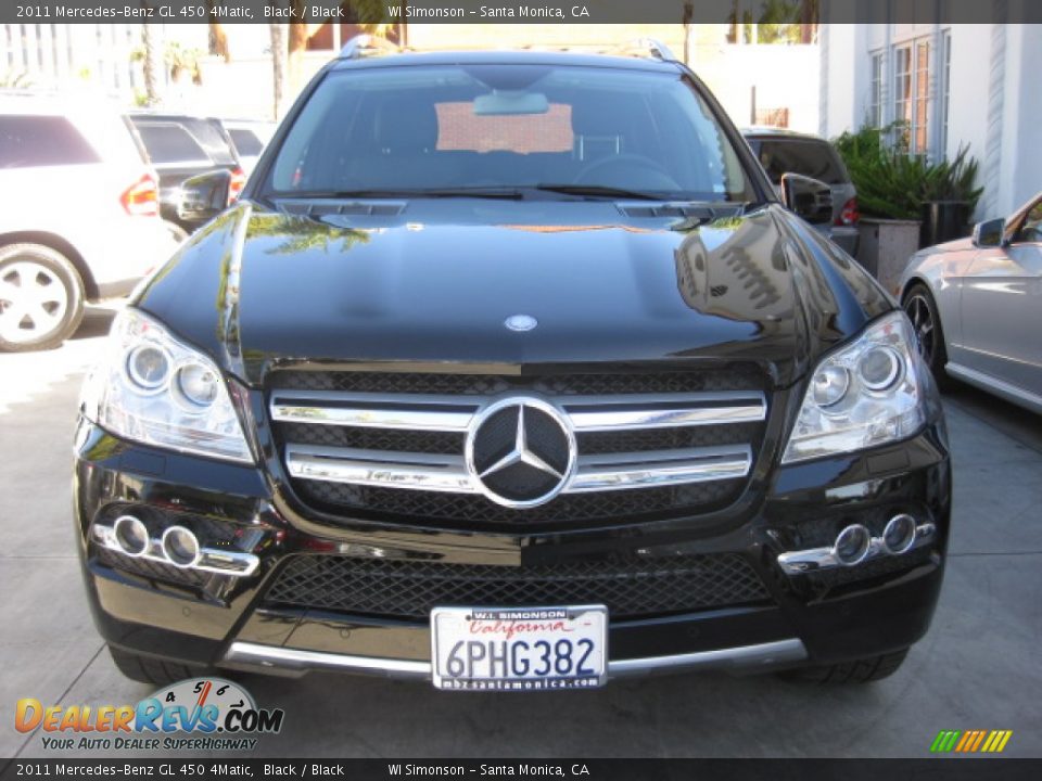 2011 Mercedes-Benz GL 450 4Matic Black / Black Photo #6