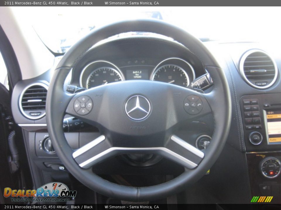 2011 Mercedes-Benz GL 450 4Matic Black / Black Photo #11
