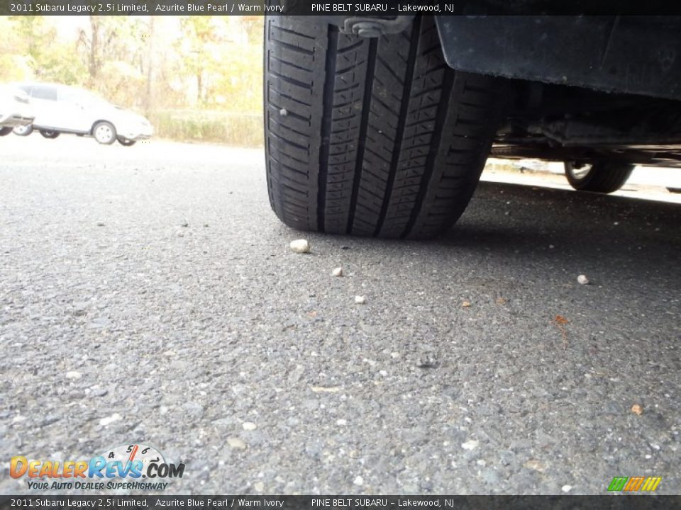 2011 Subaru Legacy 2.5i Limited Azurite Blue Pearl / Warm Ivory Photo #22