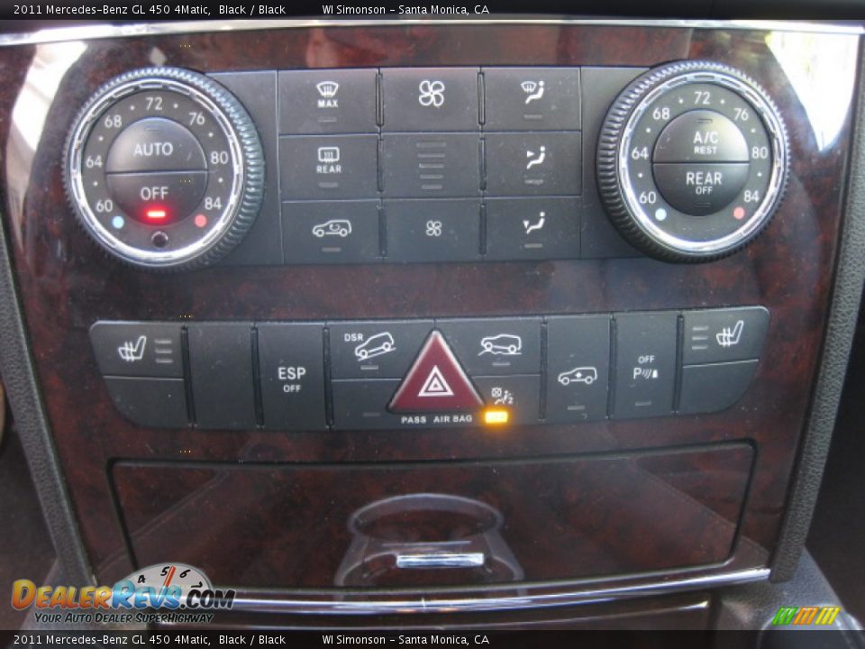 2011 Mercedes-Benz GL 450 4Matic Black / Black Photo #12