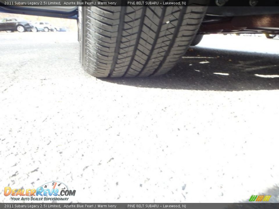 2011 Subaru Legacy 2.5i Limited Azurite Blue Pearl / Warm Ivory Photo #24