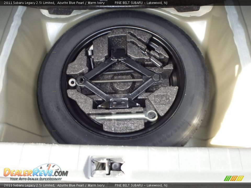 2011 Subaru Legacy 2.5i Limited Azurite Blue Pearl / Warm Ivory Photo #26