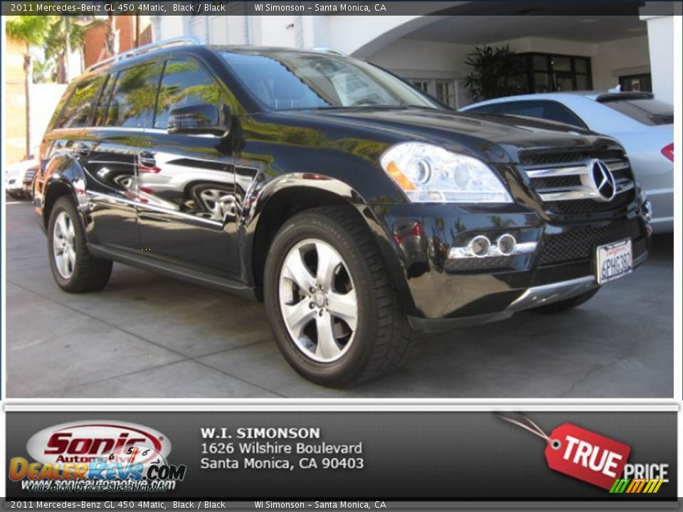 2011 Mercedes-Benz GL 450 4Matic Black / Black Photo #26