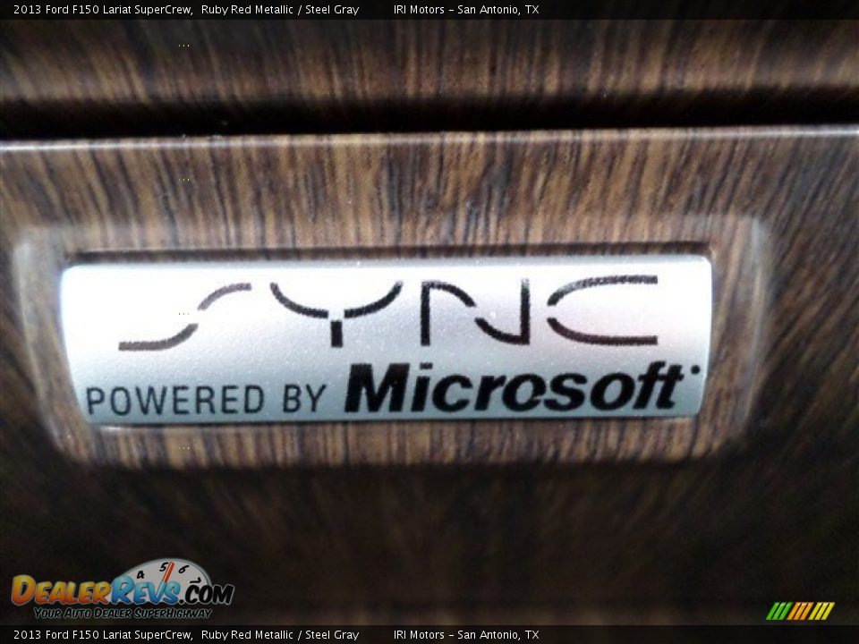 2013 Ford F150 Lariat SuperCrew Ruby Red Metallic / Steel Gray Photo #26