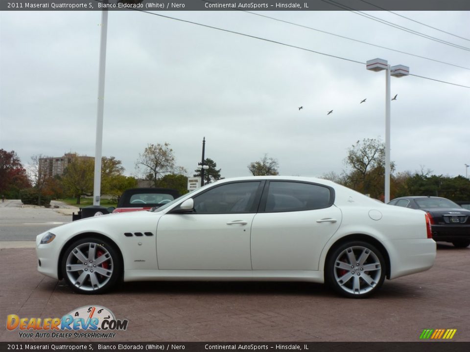 2011 Maserati Quattroporte S Bianco Eldorado (White) / Nero Photo #2