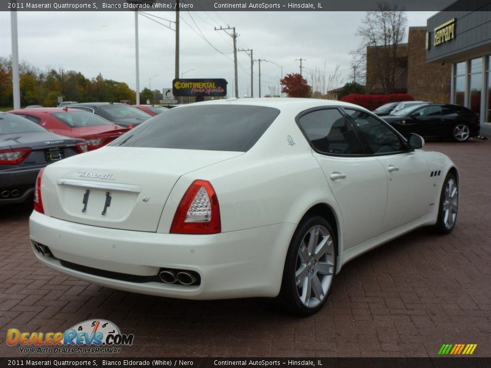 2011 Maserati Quattroporte S Bianco Eldorado (White) / Nero Photo #6