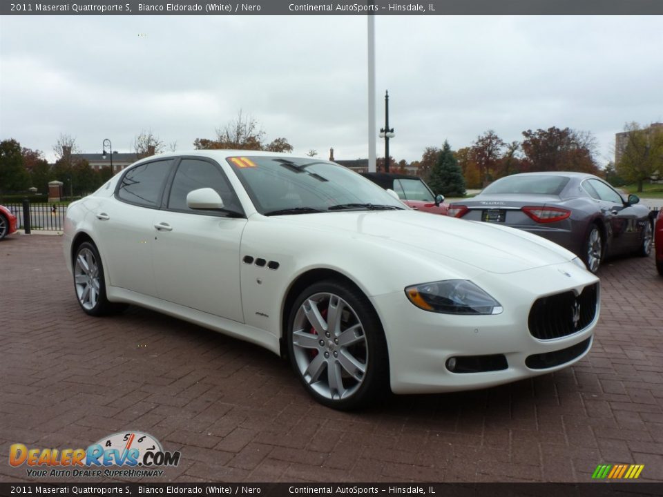2011 Maserati Quattroporte S Bianco Eldorado (White) / Nero Photo #8