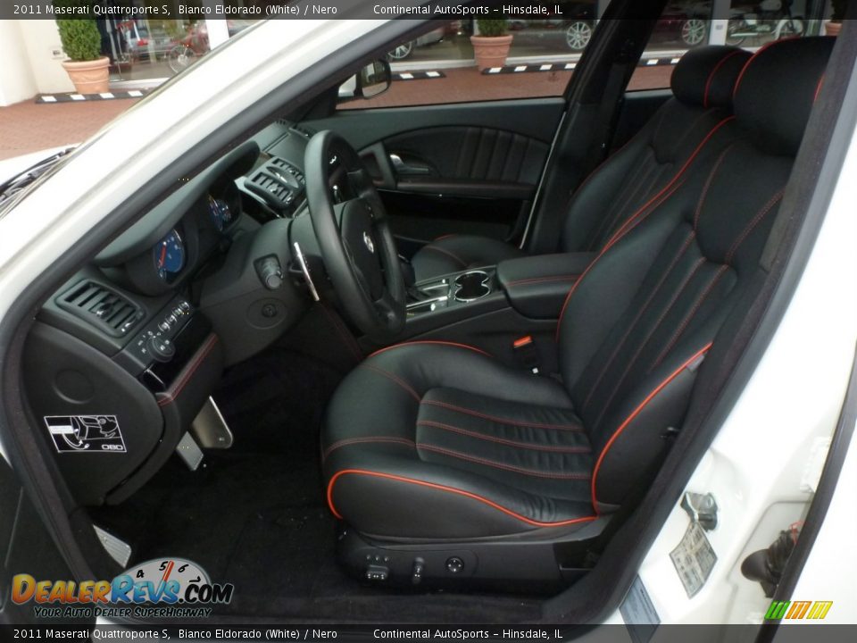 2011 Maserati Quattroporte S Bianco Eldorado (White) / Nero Photo #12