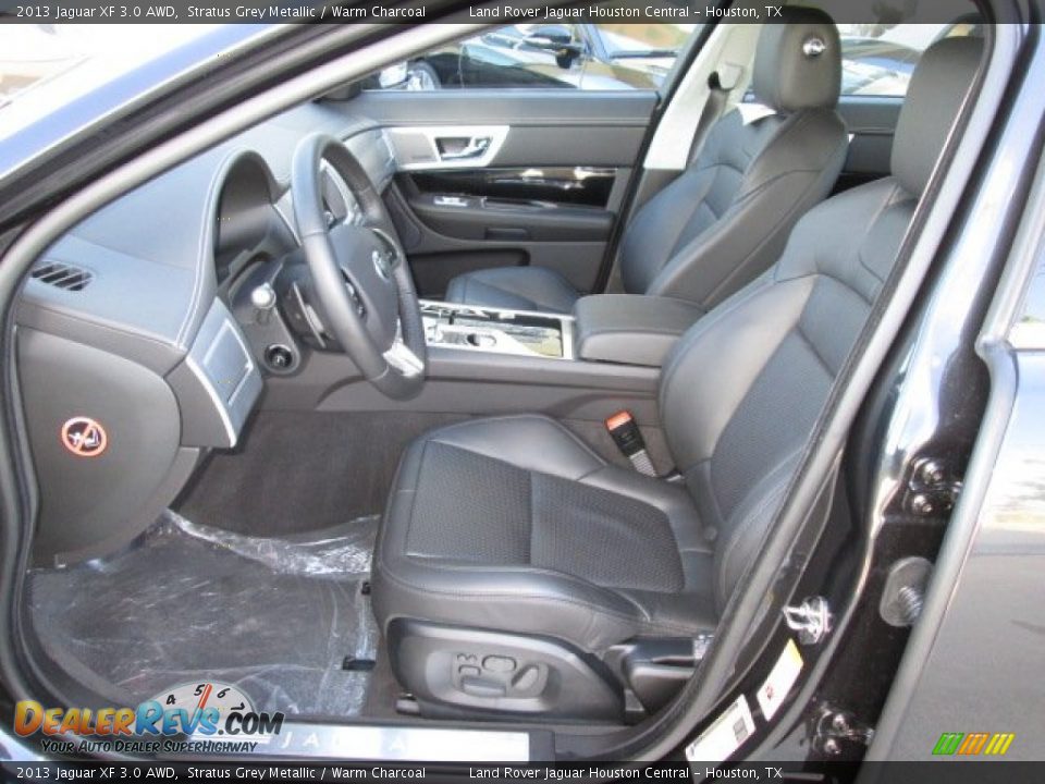 Front Seat of 2013 Jaguar XF 3.0 AWD Photo #2