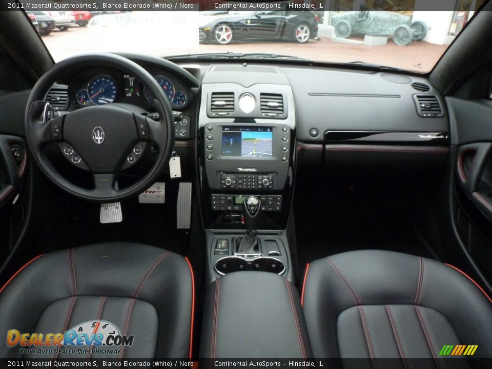 2011 Maserati Quattroporte S Bianco Eldorado (White) / Nero Photo #14