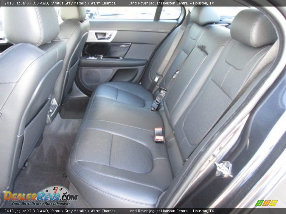 Rear Seat of 2013 Jaguar XF 3.0 AWD Photo #4