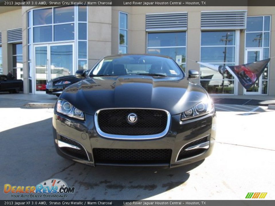 2013 Jaguar XF 3.0 AWD Stratus Grey Metallic / Warm Charcoal Photo #6