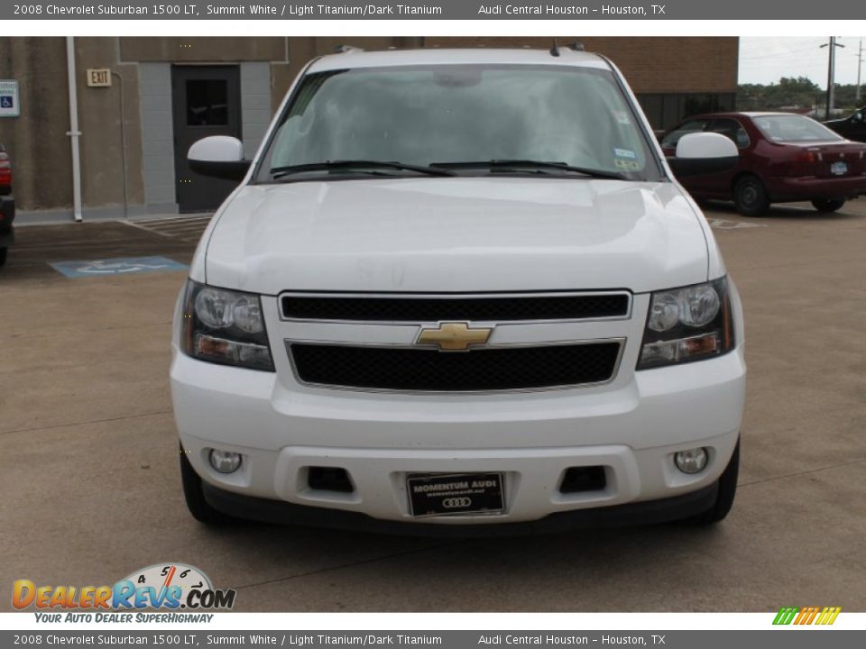 2008 Chevrolet Suburban 1500 LT Summit White / Light Titanium/Dark Titanium Photo #2