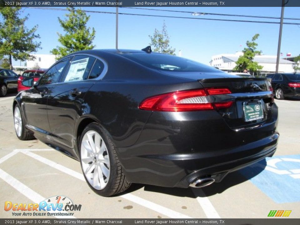 2013 Jaguar XF 3.0 AWD Stratus Grey Metallic / Warm Charcoal Photo #8